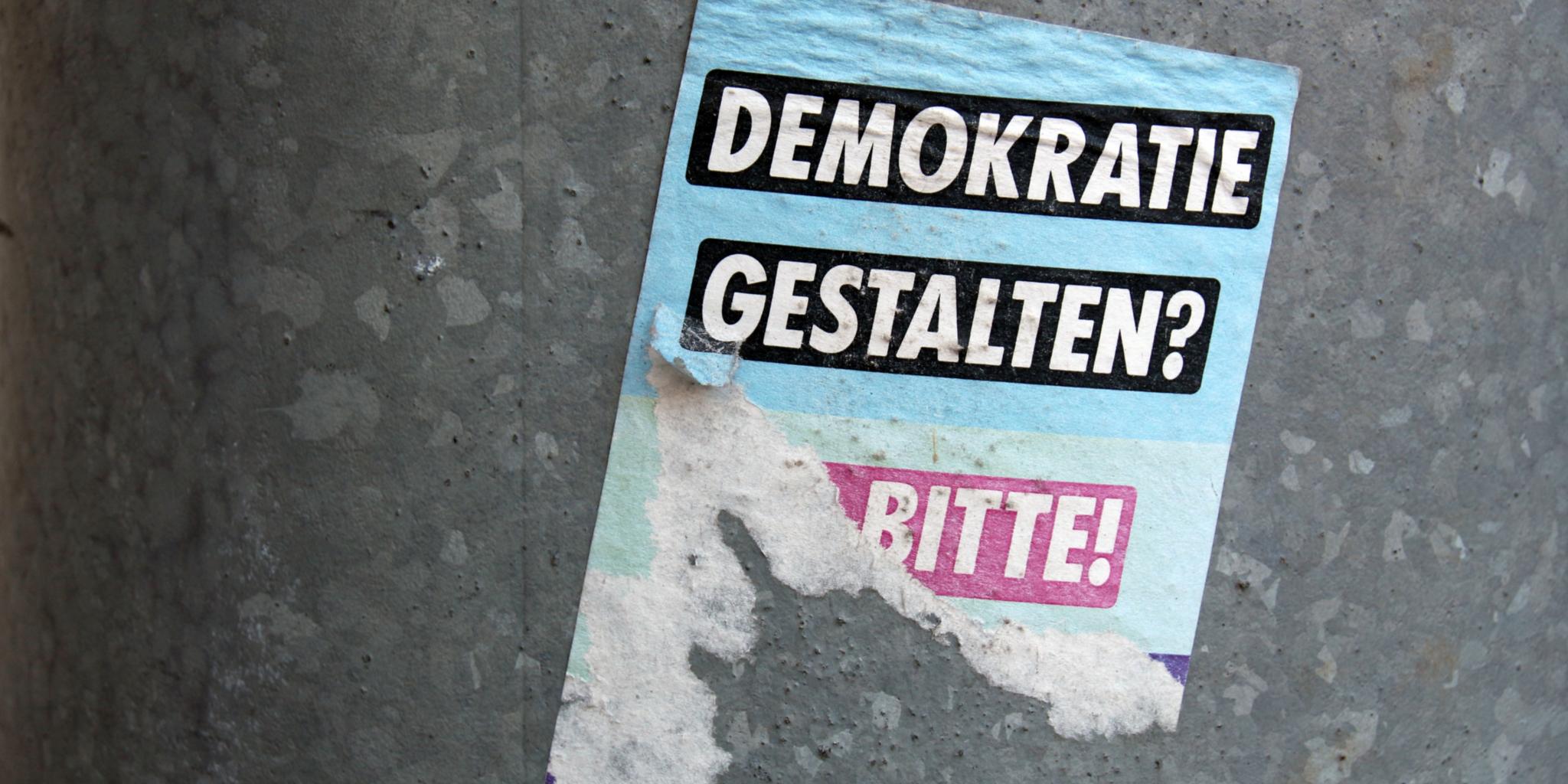 Demokratie gestalten