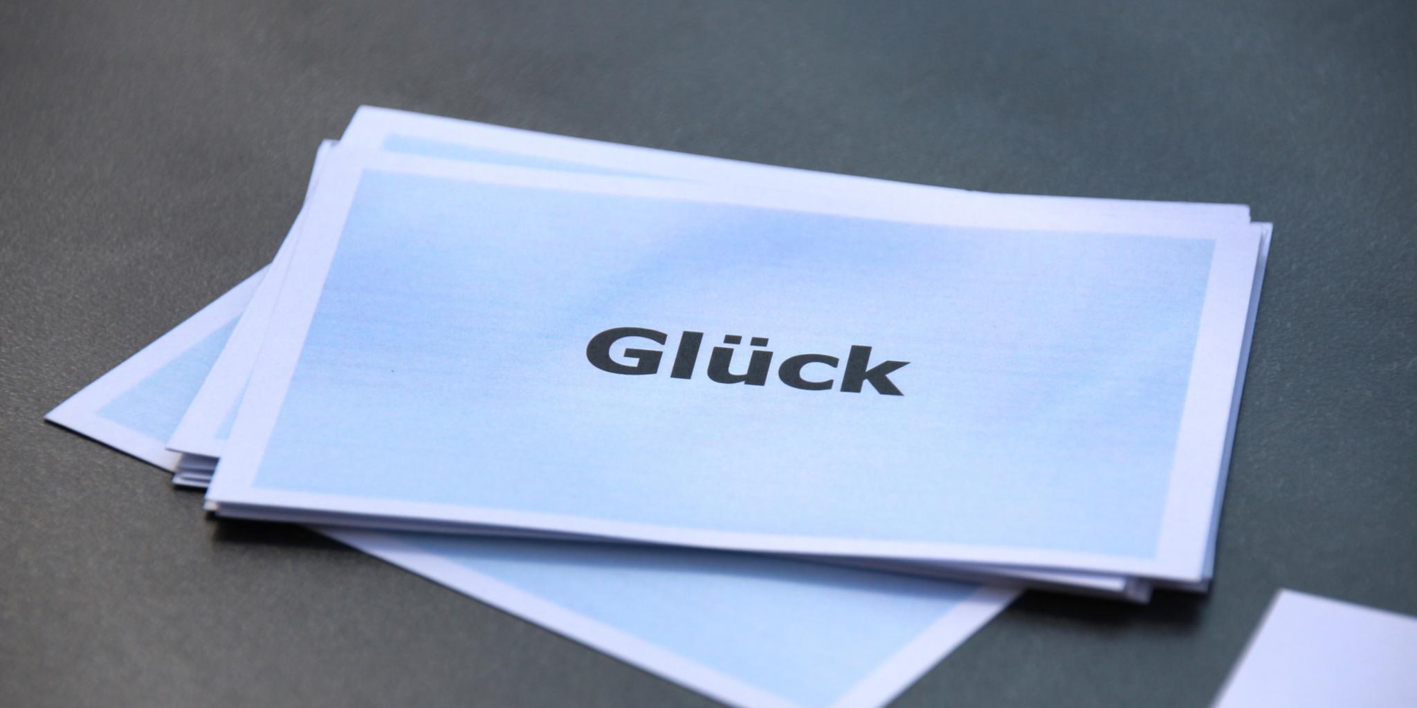 Glück - Lyrikaktion