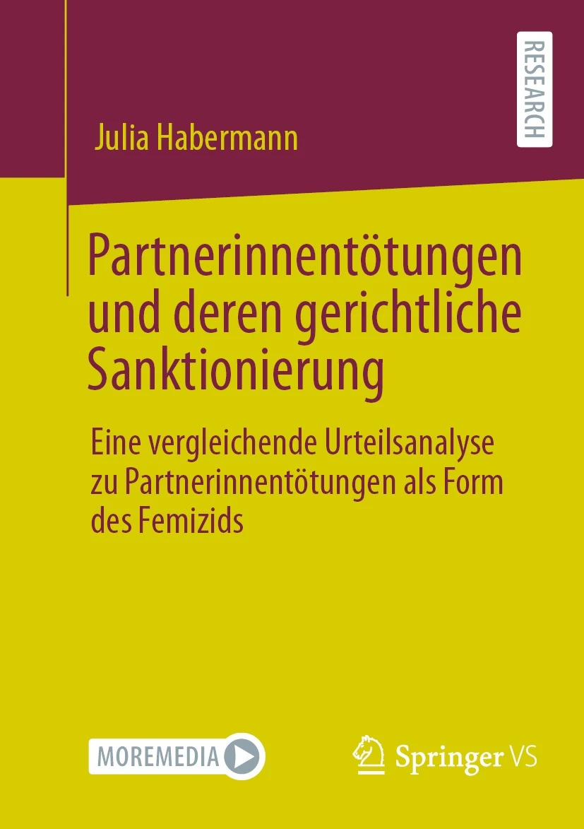 Buchcover: Julia Habermann, Partnerinnentötung und deren gerichtliche Sanktionierung