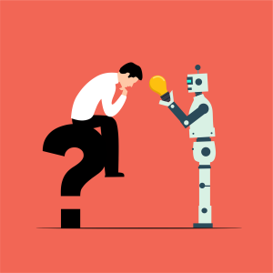Mensch und Roboter