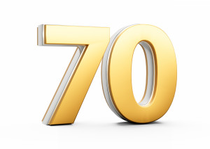 Die Zahl 70